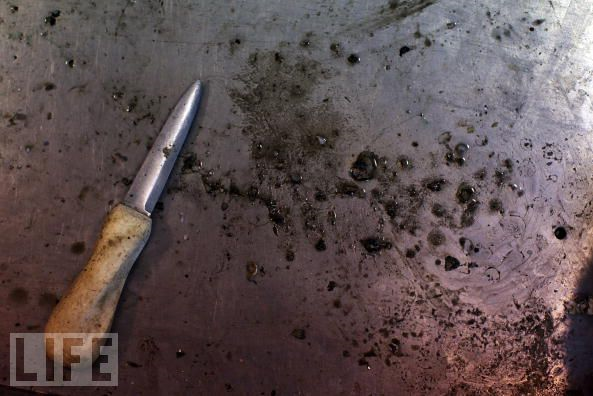 A tool used to shuck oysters is left in a sink following the end of a shift at the P&J Oyster Company on the last day they will be shucking oysters due to contamination from the BP oil spill June 10, 2010 in the French Quarter in New Orleans, Louisiana. The company, which sells some 60,000 oysters per day to restaurants in the New Orleans area, will try and obtain oysters from neighboring states. In the meantime, many workers fear that they will loose their jobs due to the oil spill. TIME