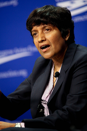 Dr. Samina Ahmed, Islamabad-based South Asia Project Director for the International Crisis Group, which published 'Pakistan's IDP Crisis: Challenges and Opportunities' in June 2009, discussed making pledges of increased aid more effective and how to implement the Obama administration's new strategy for the region. Center for American Progress Action Fund / flickr.com