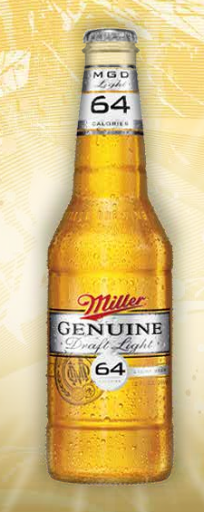 mgd 64 logo bottle beer miller genuine draft light picture