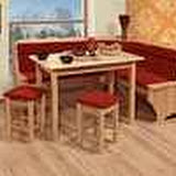 zestaw kuchenny LUKASZ olch/sosna cena zestawu 1195zł<br> naroznik166/132/92 stół 105/60/76 taboret2szt