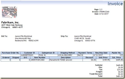 Invoice