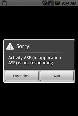 ASE not responding
