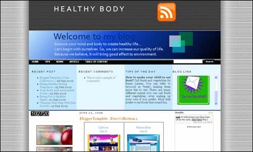 Healthy Living Template