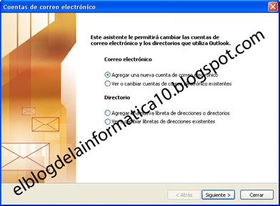 Configurar cuenta de Gmail en Outlook