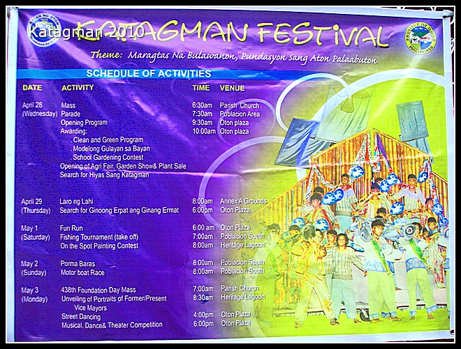 Katagman Festival 2010 Schedule