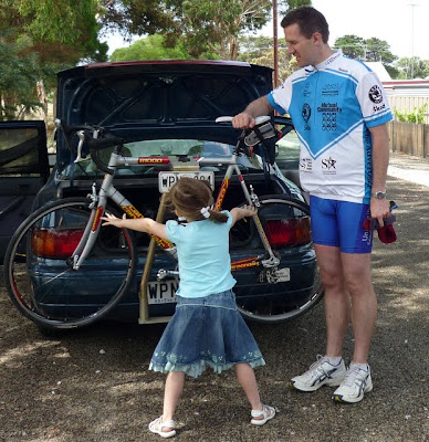 Packing up the bike
