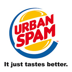 Urban Spam by Lightning-Rod Man, depiction of Burger King and spam.
