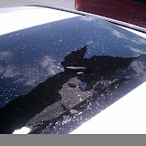 Broken sunroof