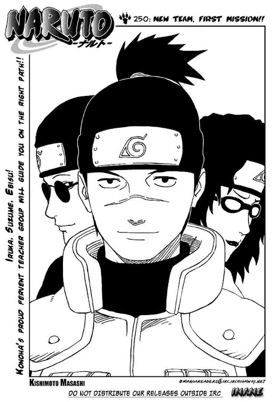 Naruto Shippuden Manga Chapter 250 - Image 01
