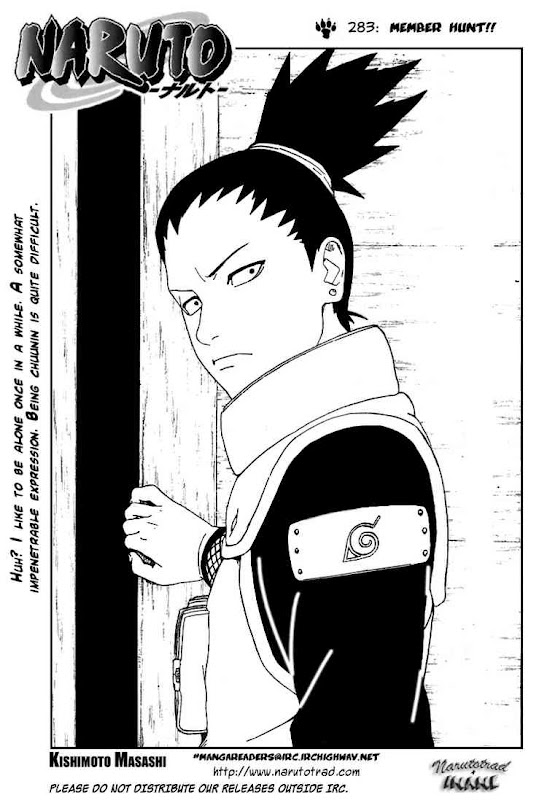 Naruto Shippuden Manga Chapter 283 - Image 01