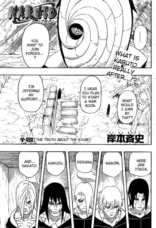Naruto Shippuden Manga Chapter 490 - Image 01