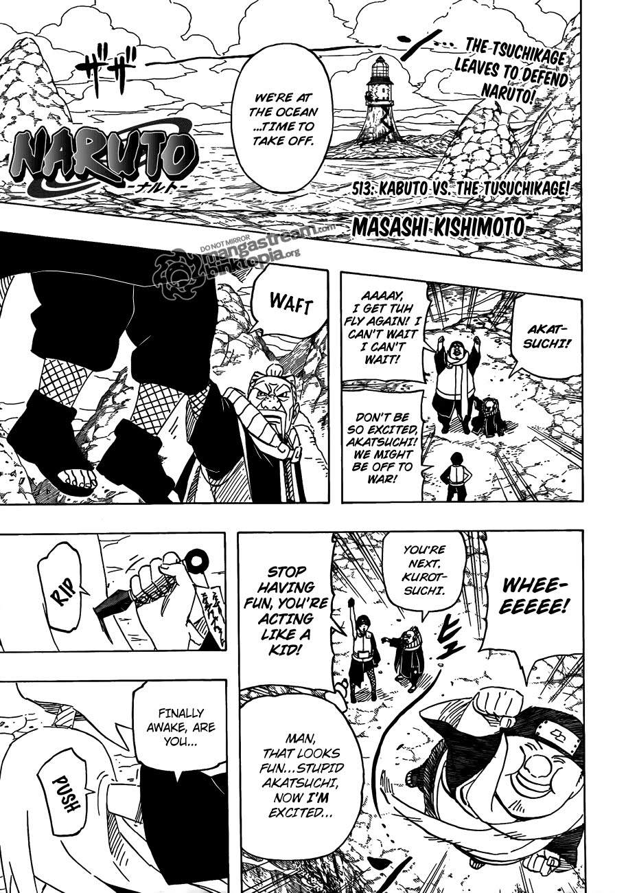 Naruto Shippuden Manga Chapter 513 - Image 01