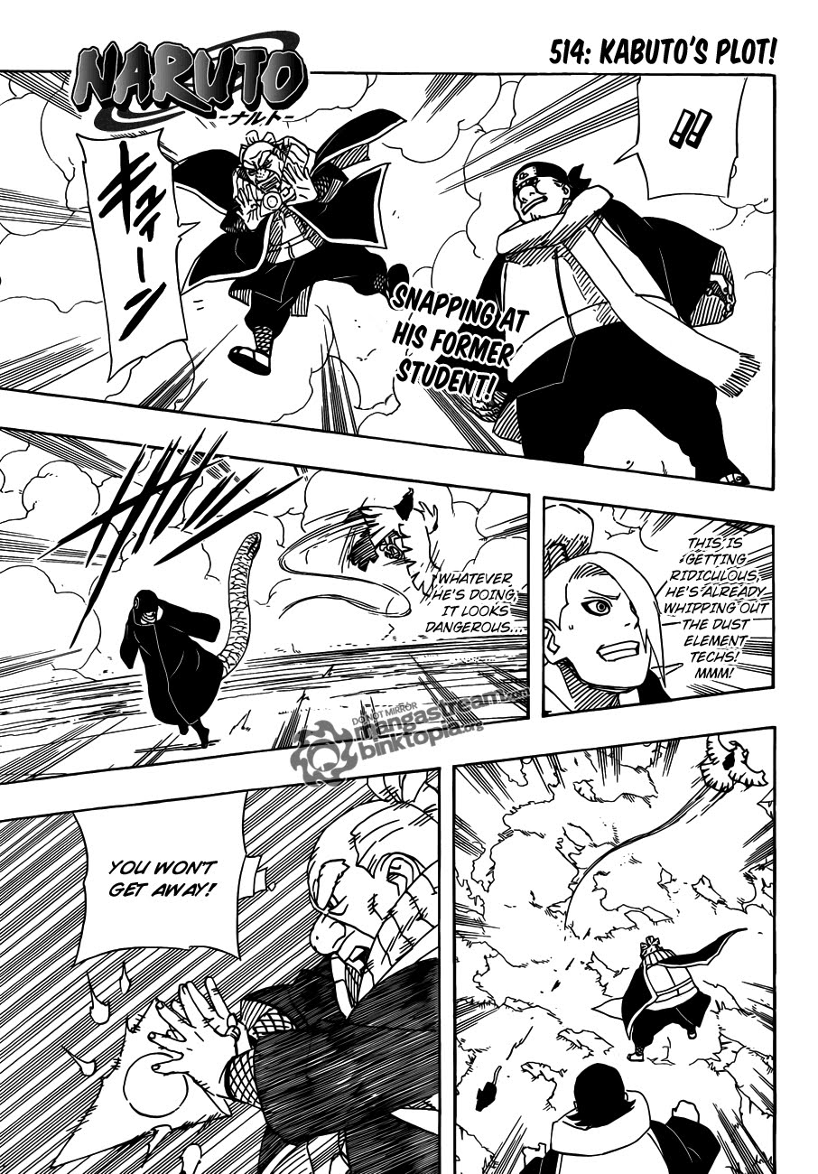 Naruto Shippuden Manga Chapter 514 - Image 01