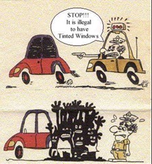 tinted windows
