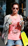 Ashley Tisdale - Burning Bright cut off tank