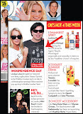 OK! Magazine July 19th 2010 Issue-- Lindsay Lohan-- Wildfox Couture's July 4th Party in Malibu-- 