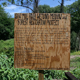 This sign was made by an AmerCorps volunteer for the Saw Mill River Coalition/Groundwork Yonkers.