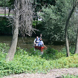 The canoe arrives!