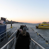 Groundwork staff, students from Riverside High School and their teacher Marleen Leventhal, City Council President Chuck Lesnick, NY Power Authority Director of Public &amp; Government Affairs Sobeida Cruz, reporters from Channel 12 news, and other Groundwork Volunteers boarded the Water Taxi just after sunrise on Monday November 17th to pick up the Science Barge at the Chelsea Piers.