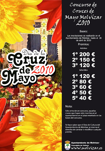 Cartel d&iacute;a de la Cruz 2010 en Molv&iacute;zar