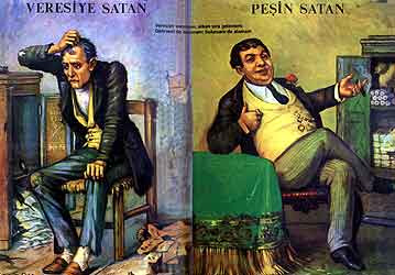 Veresiye satan peşin satan resmi.