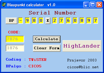 car radio code calculator download car radio code calculator download