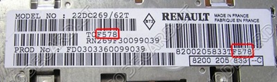 How To Find Renault Clio Radio Code