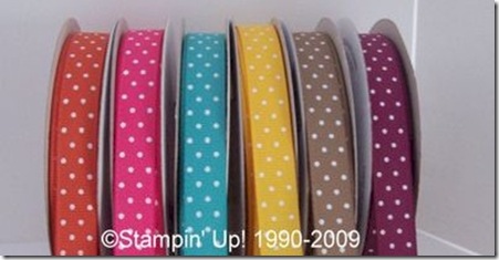pokla-dot ribbon