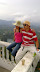 sittin' on the edge...300 ft drop behind!  loco!
