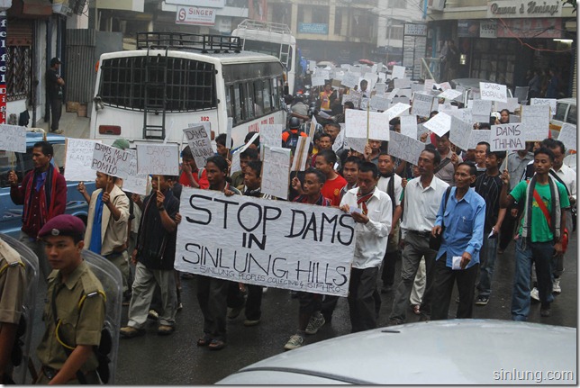 SHDC Mizoram Anti Dam Protest 6