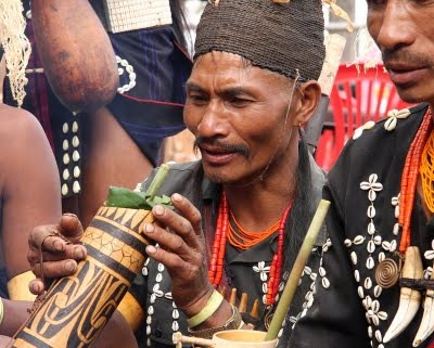 [Nagaland Hornbill Festival -  Participant Enjoying his Drink[2].jpg]