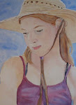 Hat and Shoulders (9 x 12) 04-29-09