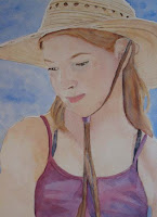 Hat and Shoulders (9 x 12) 04-29-09