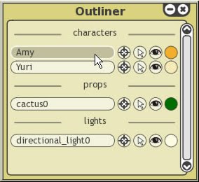 Outliner Window