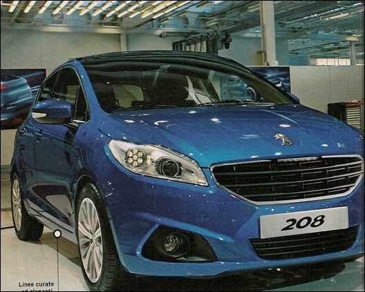 Supostas imagens do futuro Peugeot 208 Supostas imagens do futuro Peugeot 208