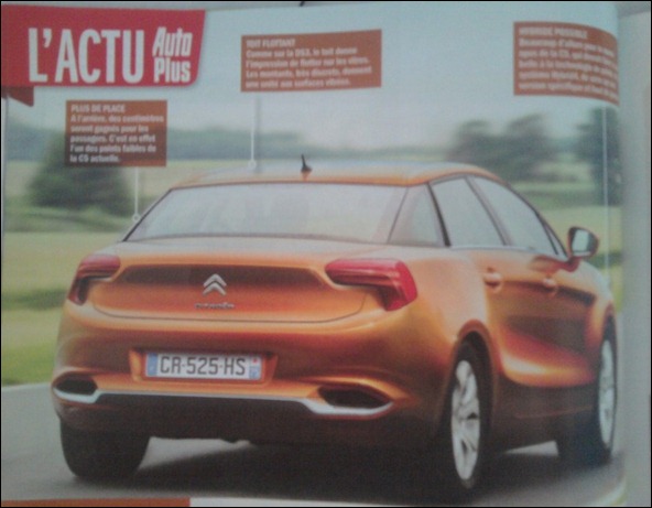 Revista francesa antecipa o Novo Citroën C5 2013