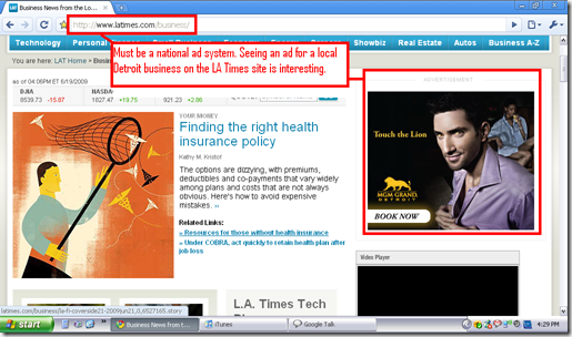 LA Times Ad