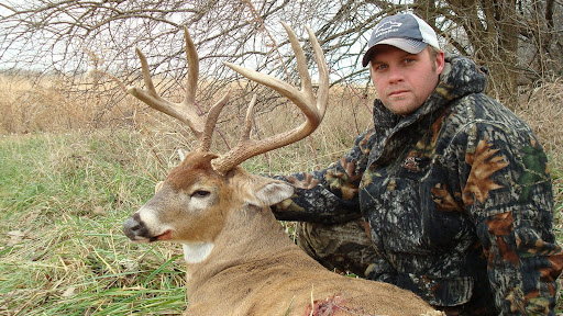 Here is the buck that Luke shot last year: