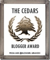 CEDAR BLOGGER AWARD