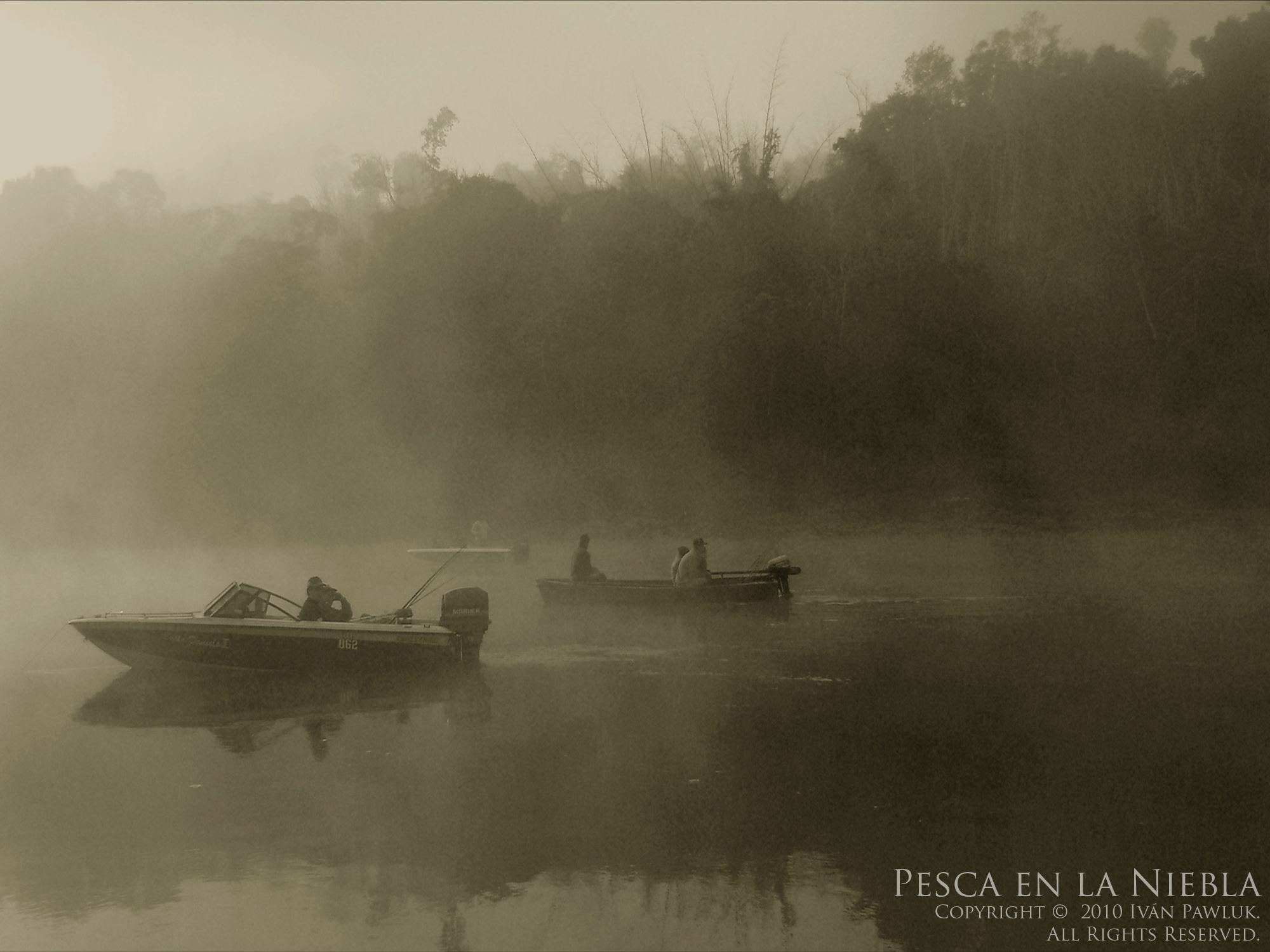 Pesca en la niebla  Autor: Ivan Pawluk