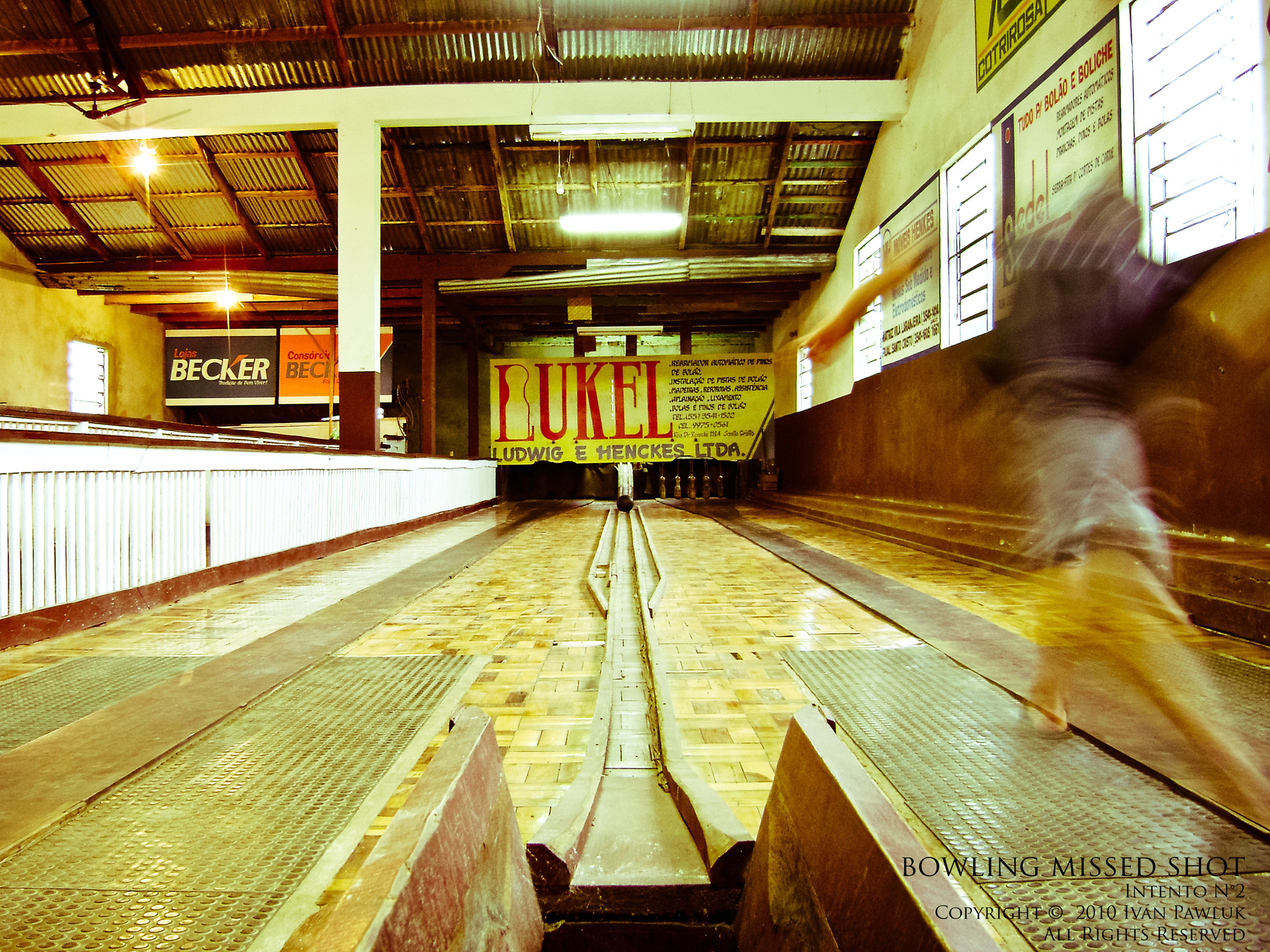 bowling missed shot