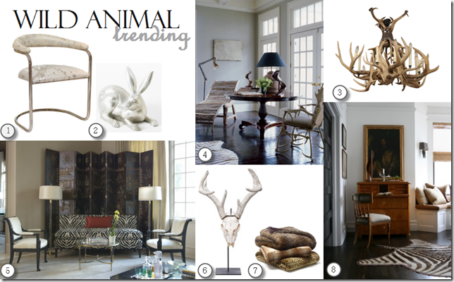 2011 interior design trend animal prints