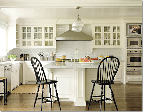 carrara marble white designer kitchen
