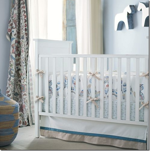 boy nursery room blue zebra