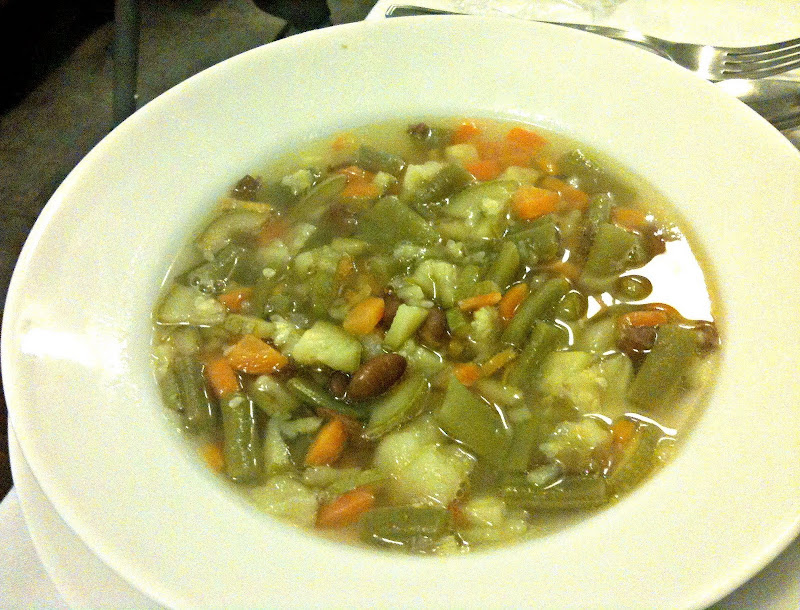 Minestra di Fagiolini Verdi (Romano Bean Vegetable Soup)