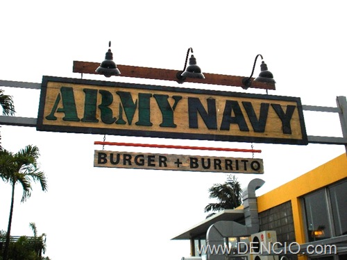 Army Navy Burger and Burrito