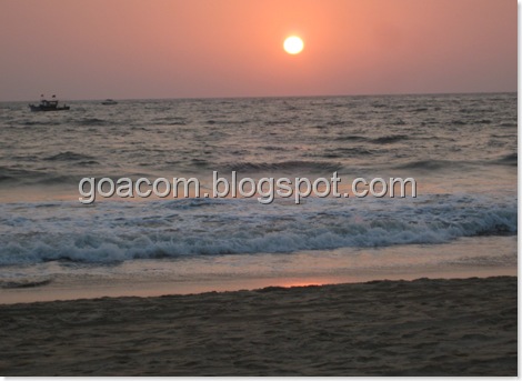 goa beach sunset