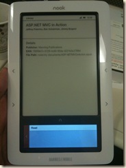 Reading ASP.NET MVC In Action with Nook (7)