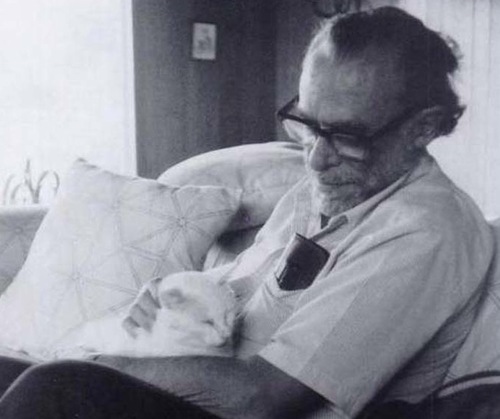 Charles Bukowski with 