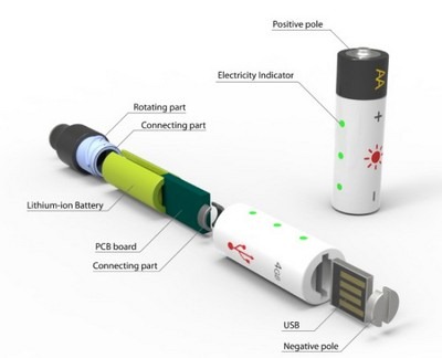 AA Batery USB